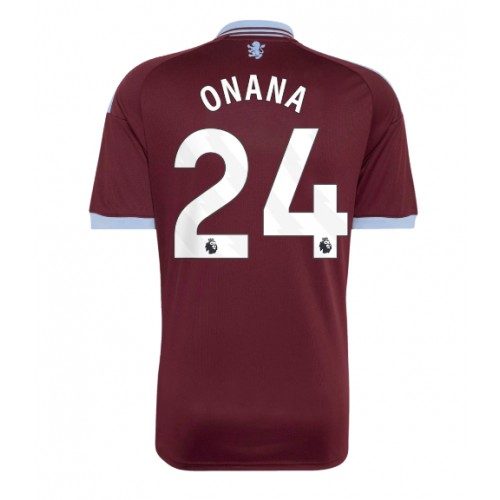 Stroje piłkarskie Aston Villa Amadou Onana #24 Koszulka Podstawowej 2026-27 Krótki Rękaw